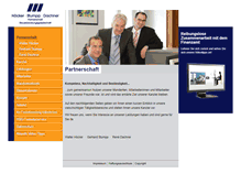 Tablet Screenshot of hsd-partner.de